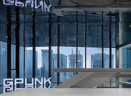 立异和链接未来的办公室装修设计空间是怎样设计的——GPUNK哥朋科技
